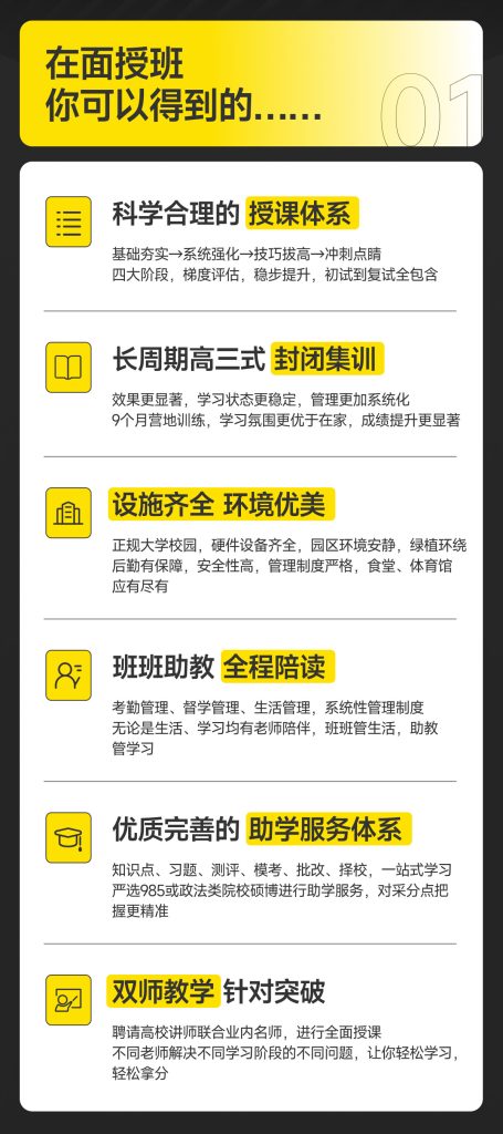 2026法律硕士面授全年集训班(精品小班)